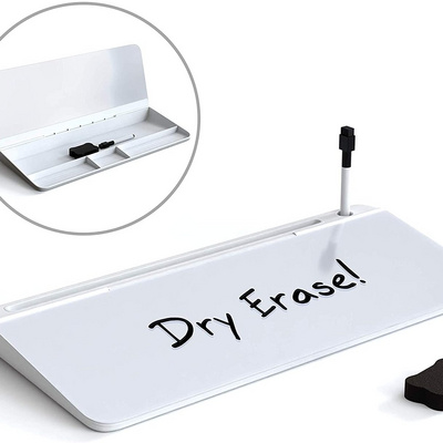 Desk Organizer Dry Erase White Board Computer Desk Pad Keyboard Stand Small Glass Desktop Whiteboard With Storage