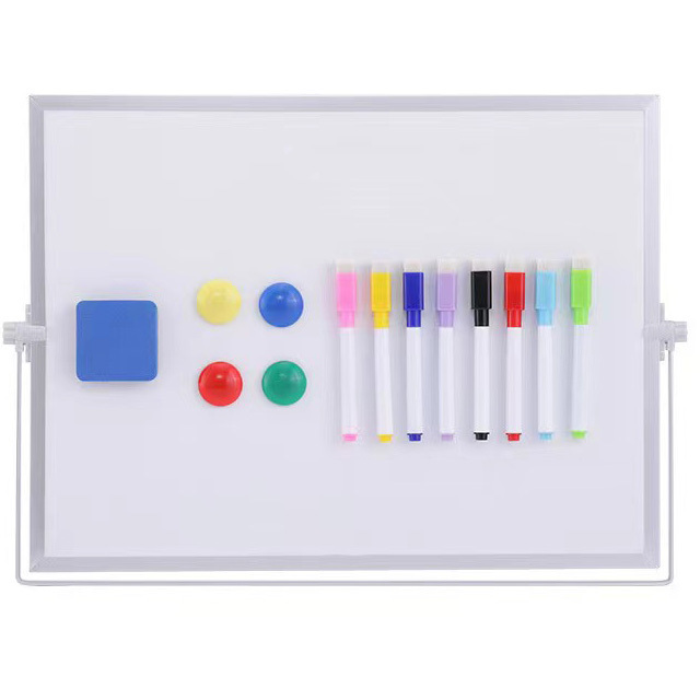 Best Selling High Quality Double Sided Desktop Aluminum Frame Magnetic Whiteboard for Office School