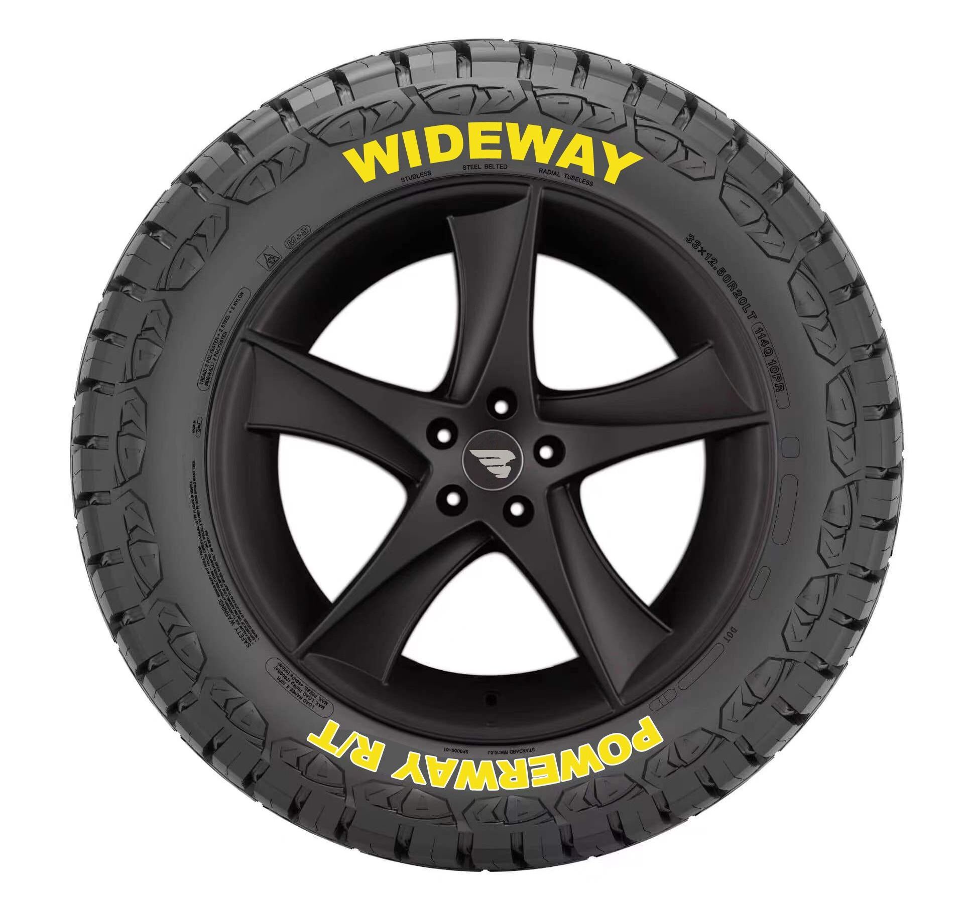 Wideway brand  RT Tires LT265 75R16 31X10.5R15LT 33X12.5R17LT