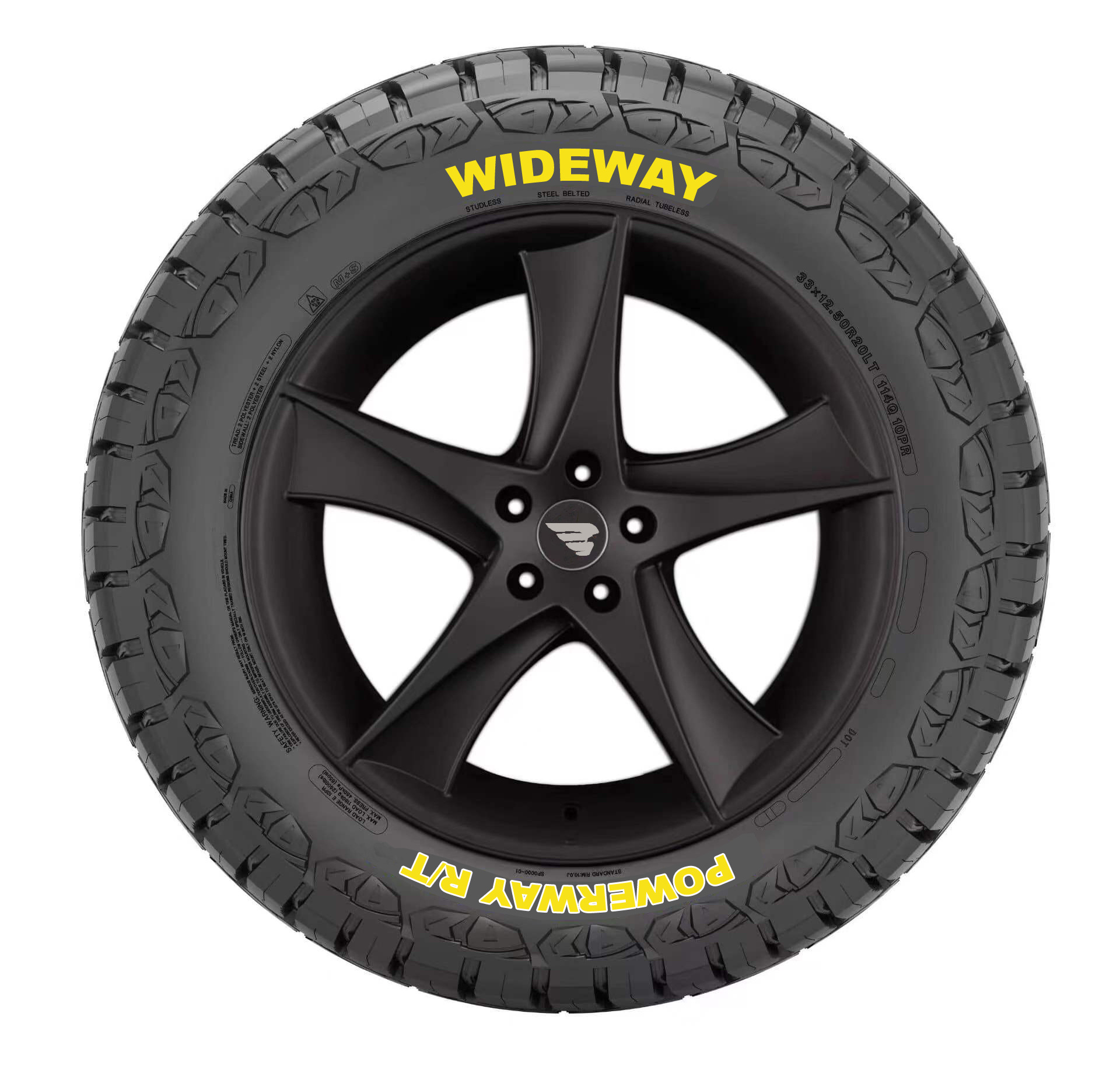 New product RT tire all terrain PCR tire manufacturer raise white wall  wideway tyre