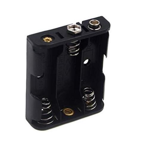 4.5V 3 AA 3AAA Plastic Battery Holder with cover switch / lead wire / pins / jst connector / 9v snap