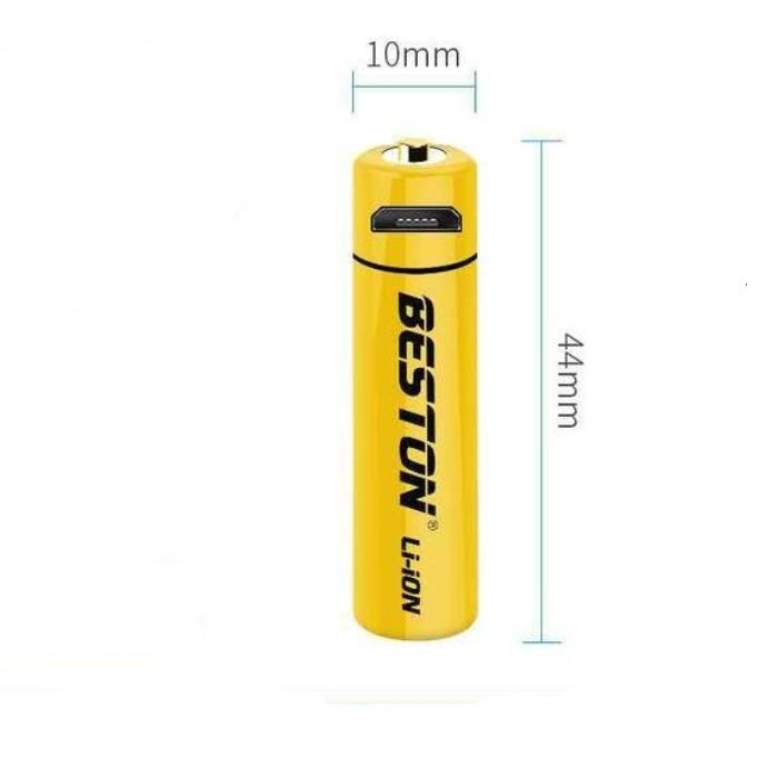 1.5v 480mah AAA size 10450  rechargeable Lithium Ion Li-ion battery with micro USB