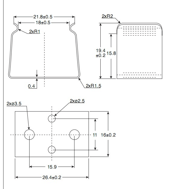 Spring Steel 9V Alkaline 79 Battery Clip Holders