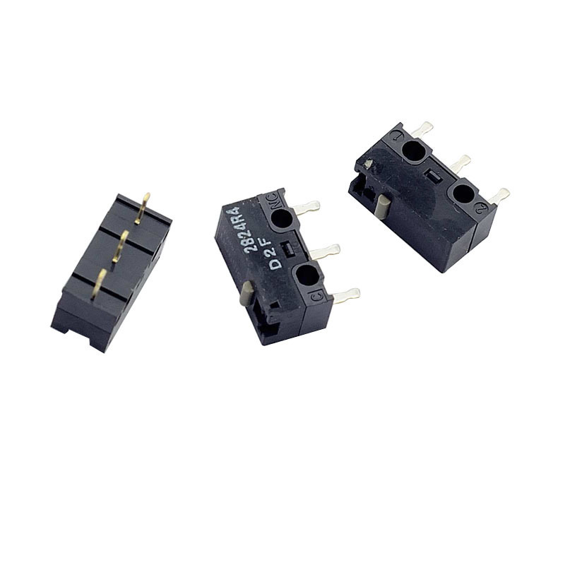 125 VAC 3A SPDT Micro Basic Switch D2F with 1.47 N Pin Plunger PCB Terminals