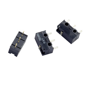 125 VAC 3A SPDT Micro Basic Switch D2F with 1.47 N Pin Plunger PCB Terminals