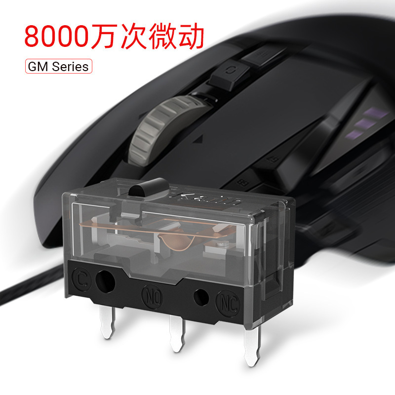 Kailh Basic Mouse Game Esports Button Switch Micro Switch GM8.0 for Keyboard 80 million times