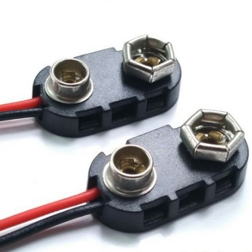 Spring Steel 9V Alkaline 79 Battery Clip Holders