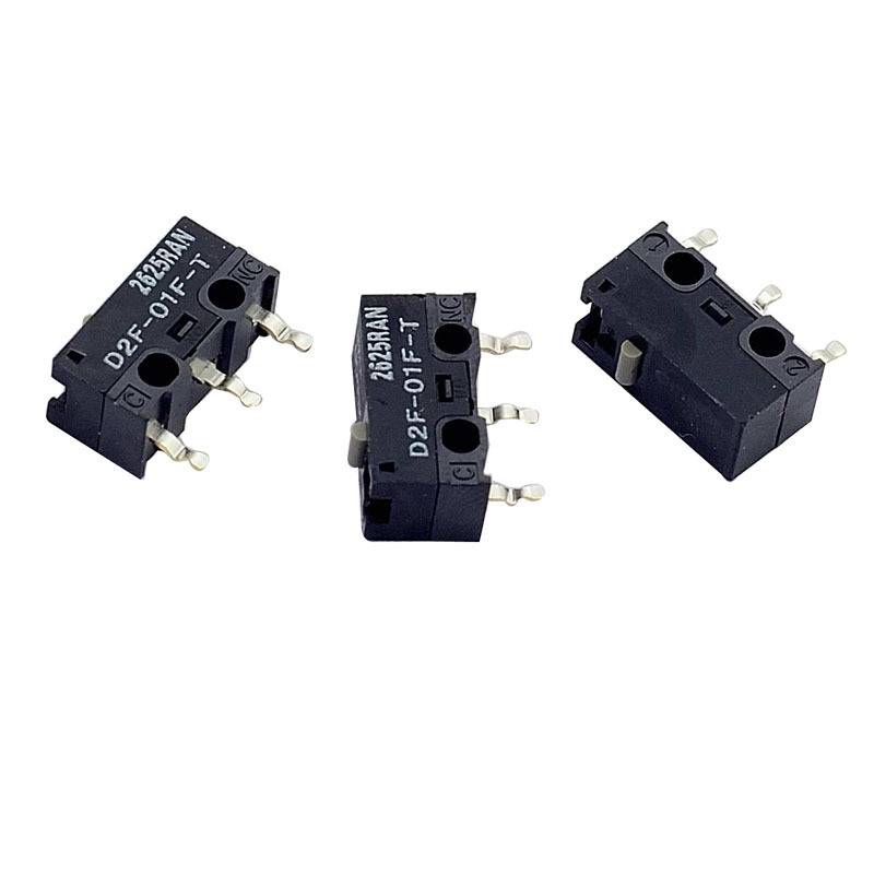 125 VAC 3A SPDT Micro Basic Switch D2F with 1.47 N Pin Plunger PCB Terminals