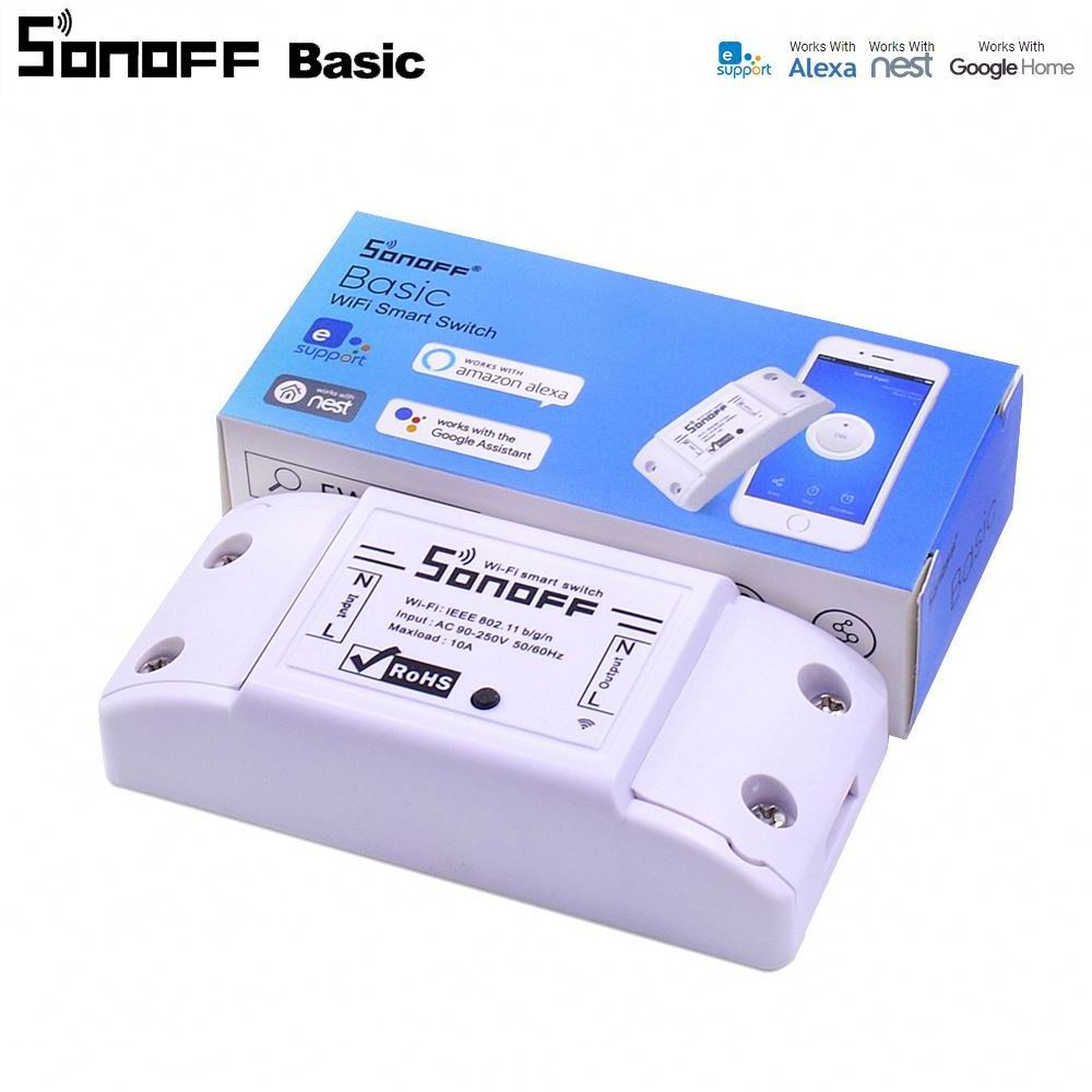 Electrical Switch 90-250V 10A APP Control Remote Wireless Wifi Smart Switch Sonoff Basic For Smart Home User