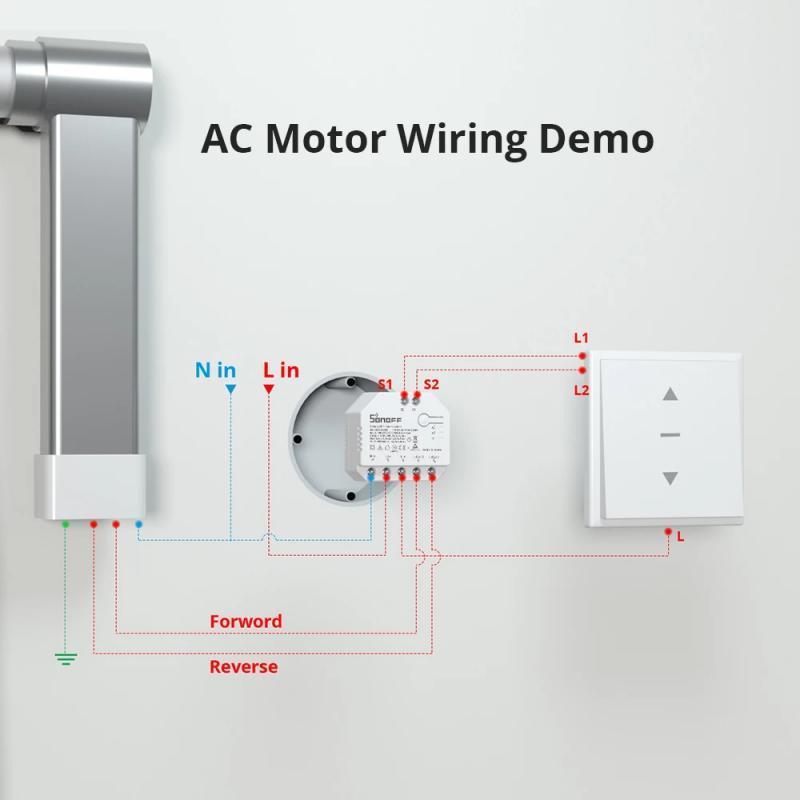 SONOFF DUAL R3 DualR3 Wifi DIY Switch 2-Way Control Power Metering 2 Gang Light Curtain Switch Work With Siri Alexa Google Home