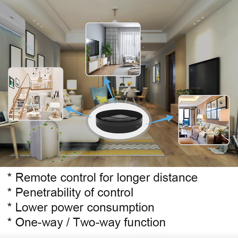 Factory Direct Sales Tuya Smart APP Alexa Google Home Voice Control Wifi IR RF Automation Smart Universal Remote Control