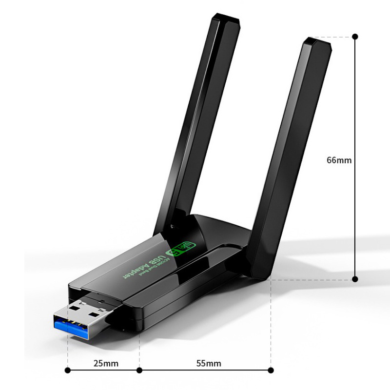 1300Mbps USB3.0 WiFi Adapter Dual Band 2.4G 5Ghz Wireless WiFi Dongle Antenna USB Ethernet Network Card Receiver For PC