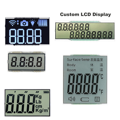 TN STN HTN FSTN VA Monochrome Digit Customized LCD Display 7 Segment Custom Size LCD Screen for Water Meter Energy Meter