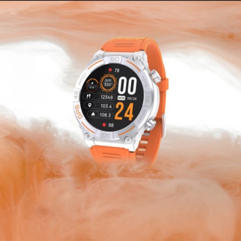 Smartwatch Waterproof Gps Tracking Watch Round Display Screen Smartwatch