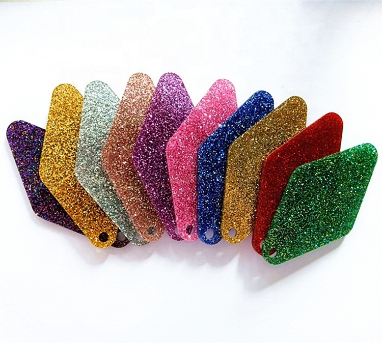 High Quality 3mm PMMA Cast Acrylic Sheet  Glitter Acrylic Sheets For Laser Cutting