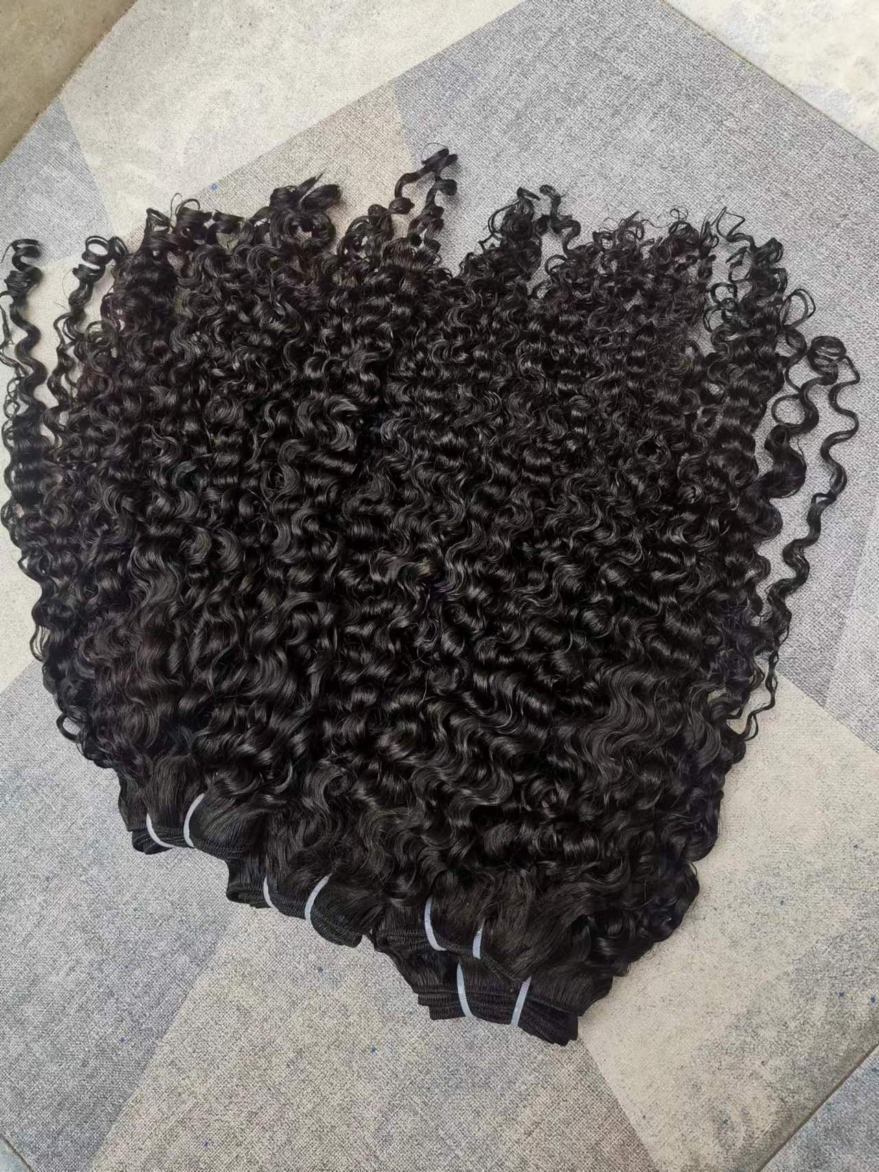 Wholesale Factory Price Burmese Curly Hair Vendor Unprocessed Human Deep Curly Raw Burmese Curly Virgin Hair For Women