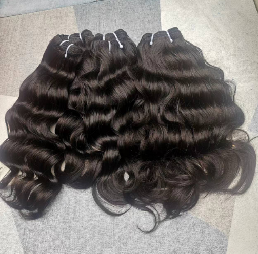 Wholesale Unprocessed Virgin Natural Wavy Raw Human Hair Bundles 12A Grade Cuticle Aligned RAW Indian Hair Extensions Vendor