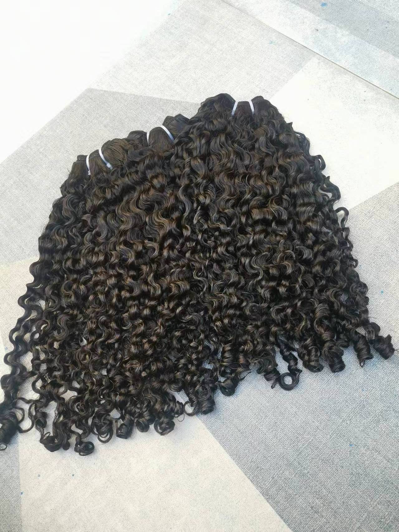 Wholesale Factory Price Burmese Curly Hair Vendor Unprocessed Human Deep Curly Raw Burmese Curly Virgin Hair For Women