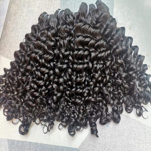 New Arrival Virgin Cambodian Hair Texture, Raw burmese Soft loose Curly Hair, Cambodian Curly Hair Vendors Human Hair bundles