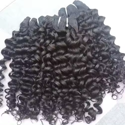 New Arrival Virgin Cambodian Hair Texture, Raw burmese Soft loose Curly Hair, Cambodian Curly Hair Vendors Human Hair bundles