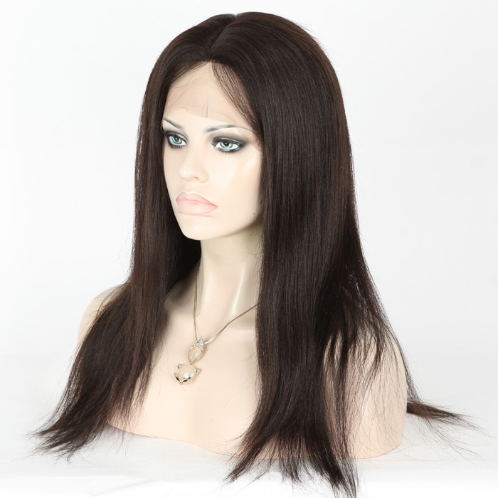 Malaysian Virgin Most Expensive Light Yaki Human Hair Wigs In the World