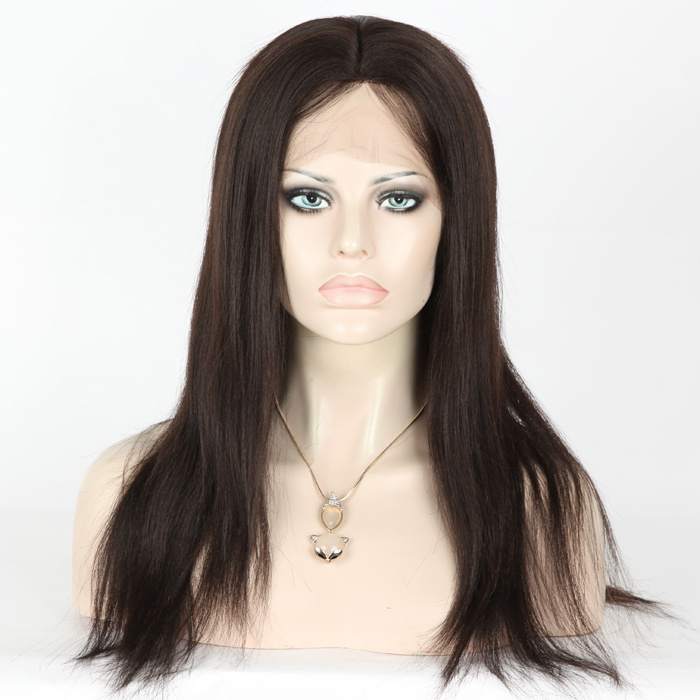 Malaysian Virgin Most Expensive Light Yaki Human Hair Wigs In the World