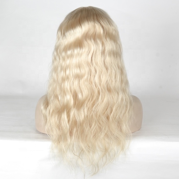 Best Quality Cuticle Aligned Virgin European Hair Blonde Human Hair Wigs for White Woman