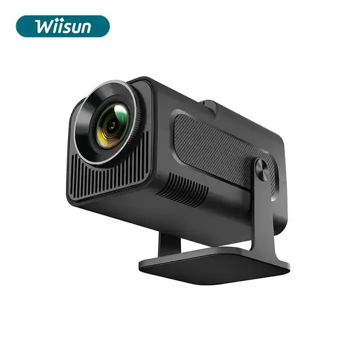 S HY320 Smart Portable Projector Android 11 Dual WIFI6 High Quality  Outdoor Home Cinema portable Projetor