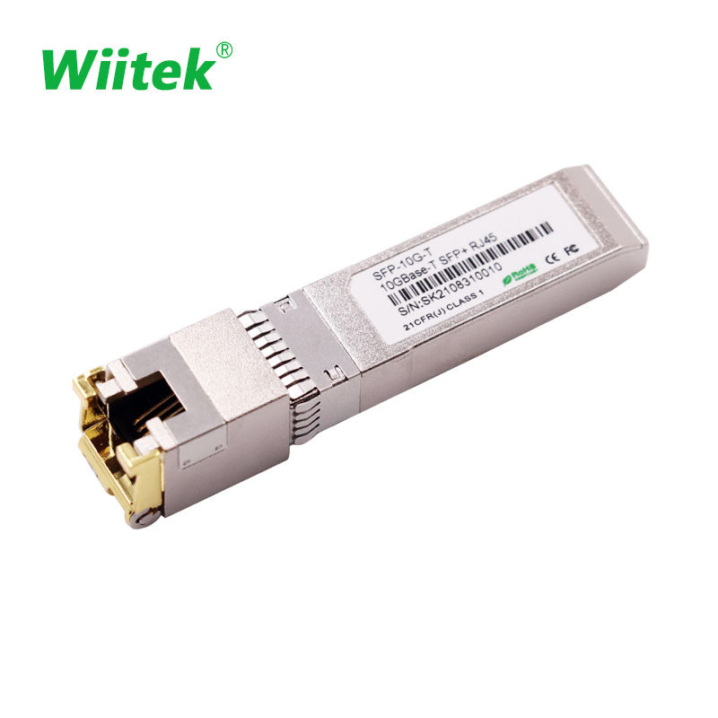 Wiitek 10G RJ45 Ethernet ports SFP+ Adapter Module 10Gbase-T Compatible MikroTik Cloud Router Switches