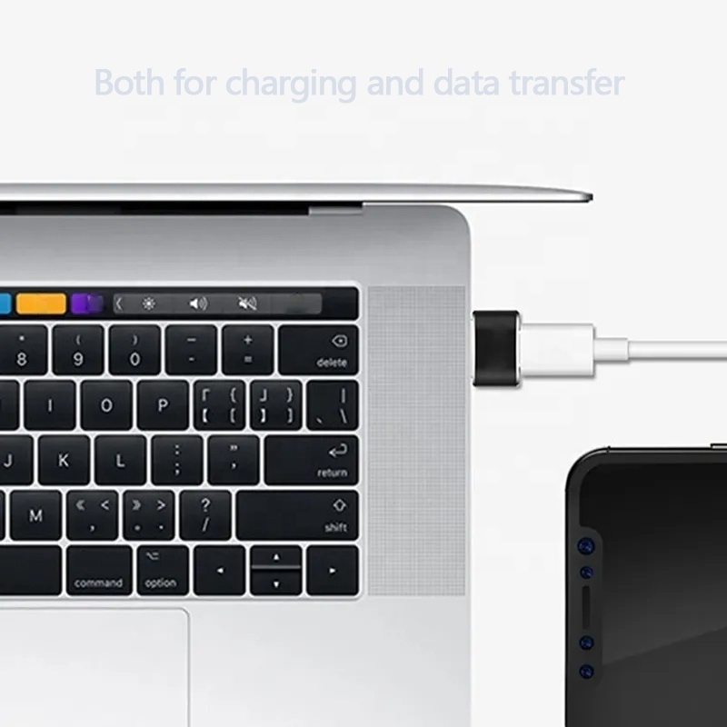 ABS Short Gender 480Mbps Wholesale 2.0 A Female to USB-C Male Converter USB to USB C Adapter Connectors