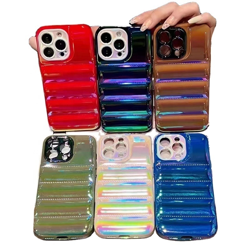 Wik_MS Colorful plating TPU Bubble  phone case mobile accessories phone Case