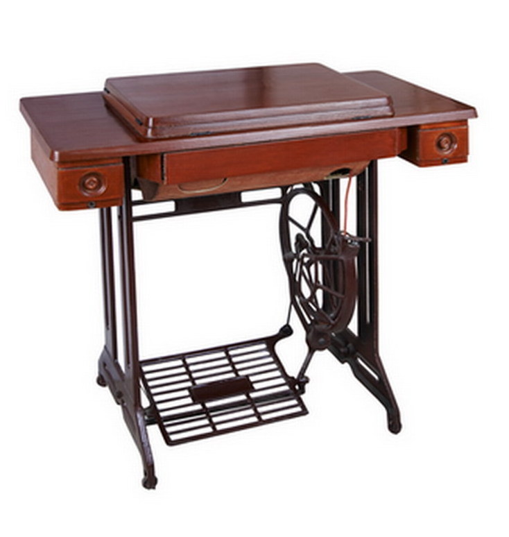 JA2-1 WITH 2-DRAWER TABLE STAND HOUSEHOLD FOOT OPERATED SEWING MACHINE TOOLS TABLE AND STAND