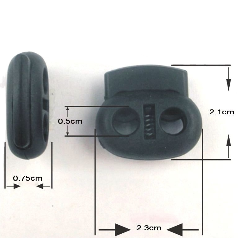 plastic elastic cord stopper cord lock