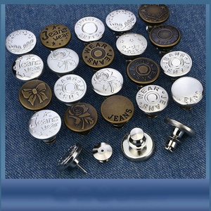 botones para jeans No Sew Nail-free pin buttons Without Nail Adjustable Detachable Studless Tack Instant Jeans Button