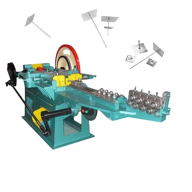 Automatic Nail Making Machine to Make self adhesive insulation pins/insulation fastener/ stickup pin