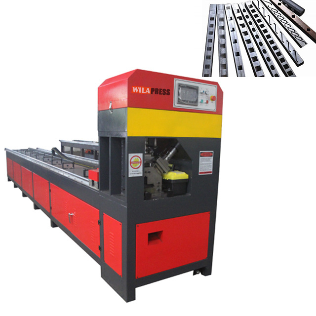 Angle Channel Oval Square Metal Pipe cnc hydraulic hole tube punching machine