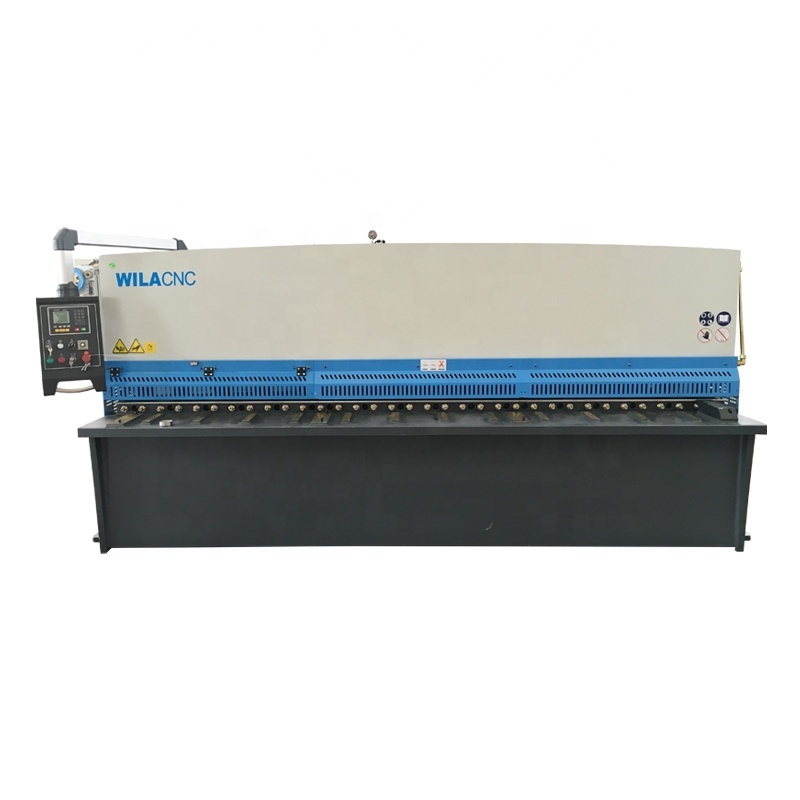 WILACNC QC12Y hydraulic swing beam Estun E21S Hydraulic Shearing machine sheet metal cutting machine