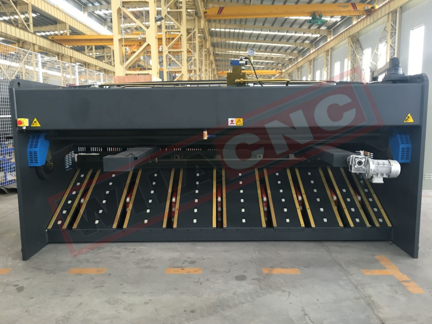 WILACNC QC12Y hydraulic swing beam Estun E21S Hydraulic Shearing machine sheet metal cutting machine