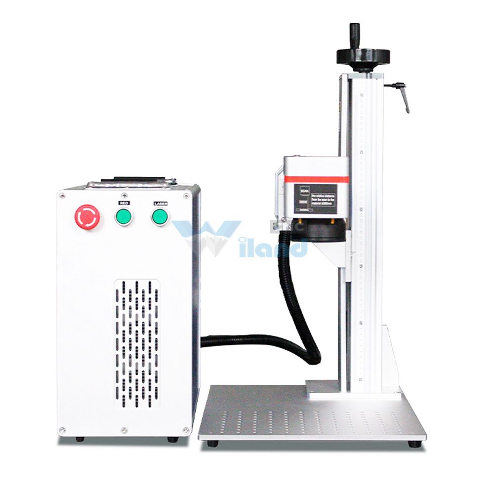 3d 50w 100w Fiber Laser Marking Machine 200x200 Mm Laser Engraving Cutting Marker Machine For Gun Cattle Ear Tag