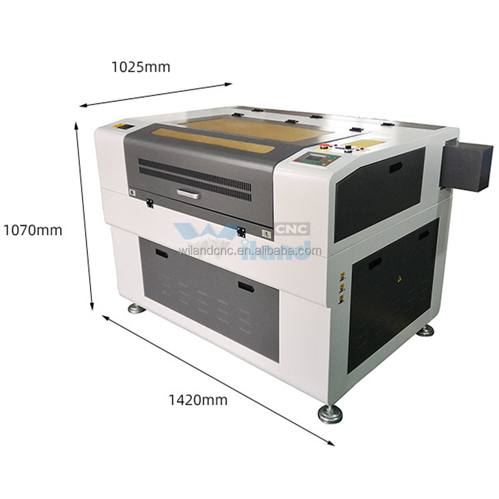 New Product Ideas 6040 Portable Laser Cutter 60w 80w 100w Mini Laser Engraver Ruida Controller Front To Back Design