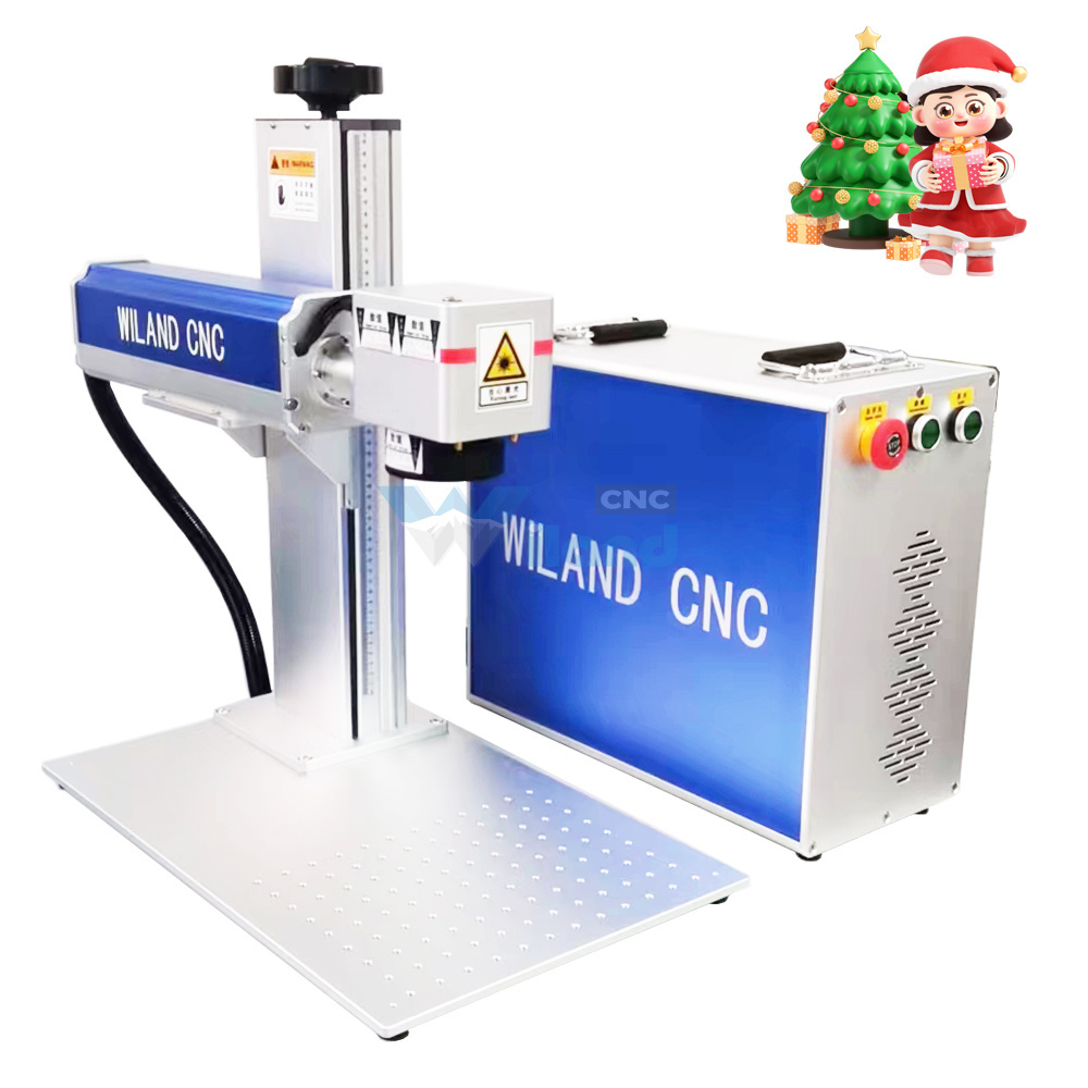 Split Desktop Portable 30w 50w 60w Davi Coherent Synrad Wood Box Jeans Leather Acrylic Laser Source Co2 Marking Print Machine