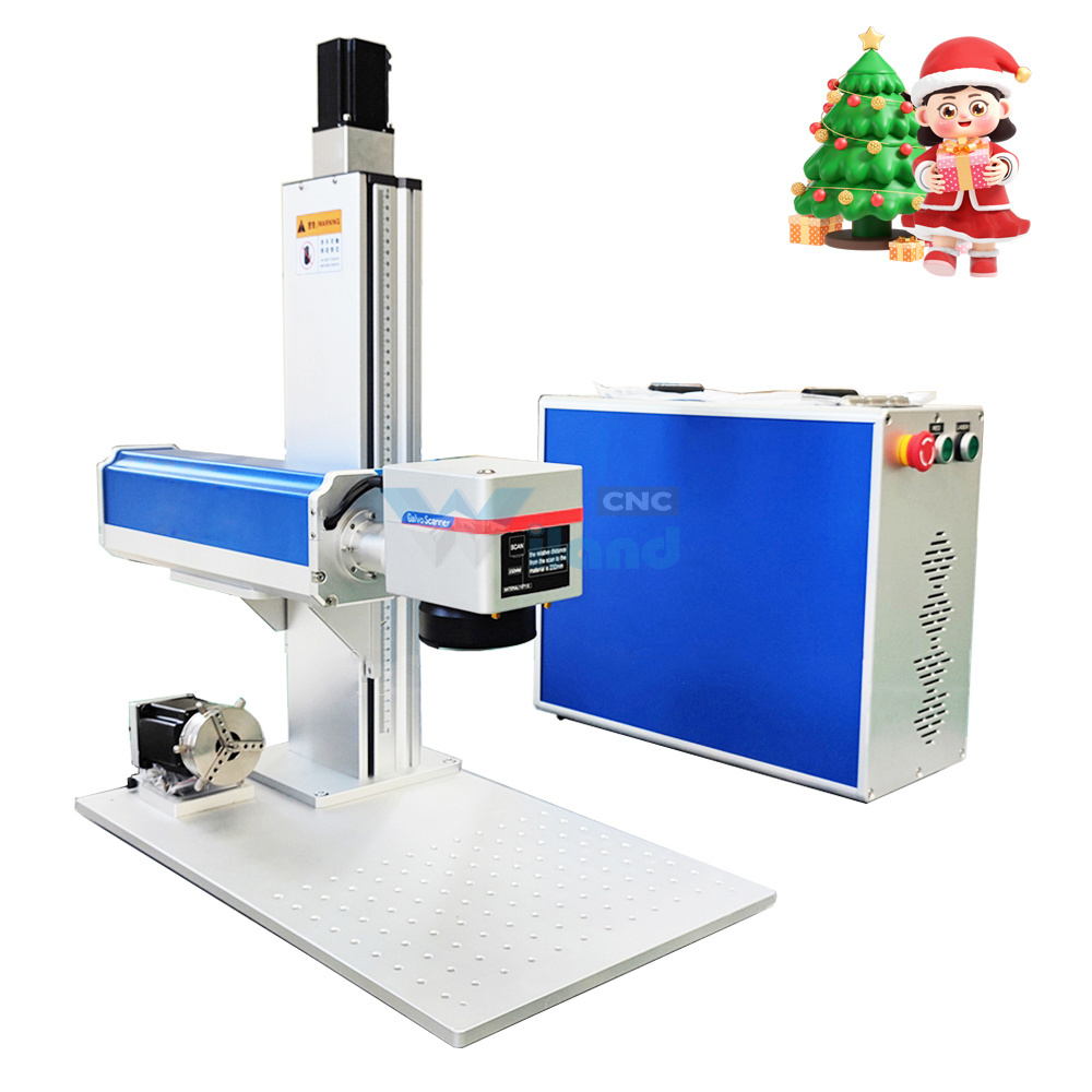 Split Desktop Portable 30w 50w 60w Davi Coherent Synrad Wood Box Jeans Leather Acrylic Laser Source Co2 Marking Print Machine