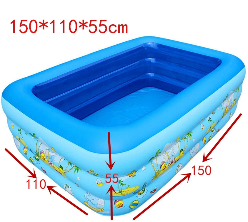 Big Inflatable Folding Outdoor Garden Indoor Above Ground Adult Kids Family Plastic PVC Inflatable Swimming Pool