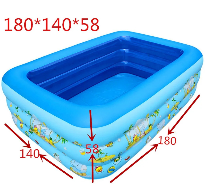 Big Inflatable Folding Outdoor Garden Indoor Above Ground Adult Kids Family Plastic PVC Inflatable Swimming Pool