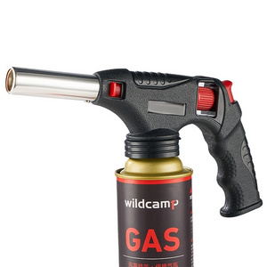 Wildcamp heating torch automatic manual ignition flame gas burner gun maker torch lighter