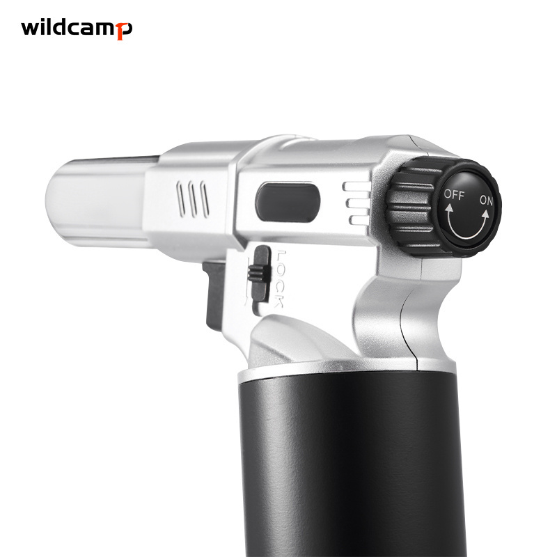 Wildcamp mini kitchen culinary portable gas butane blow torch flame lighter for propane