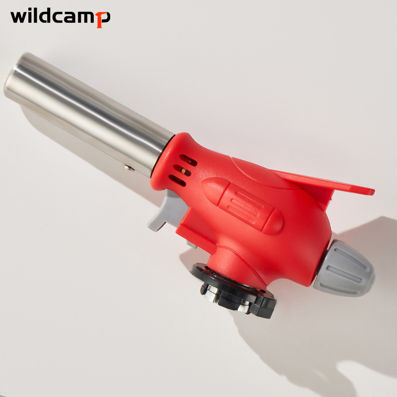 Wildcamp custom price portable wind proof blow torch mini blowtorch lighter butane