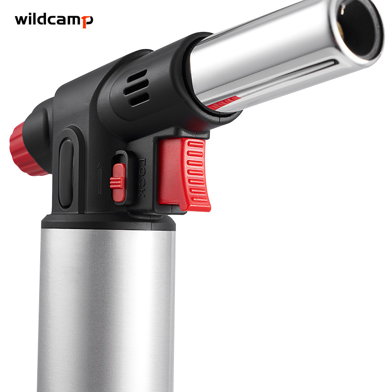 Wildcamp honest black custom jet butane blow torch kitchen flame lighter gas