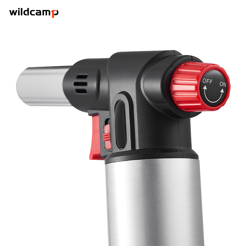 Wildcamp honest black custom jet butane blow torch kitchen flame lighter gas