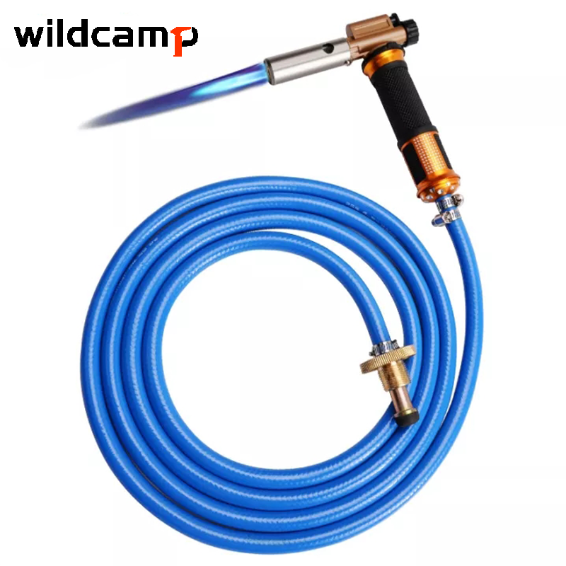 Wildcamp mini compact gas torches camping flame gun gas welding cutting torch burner